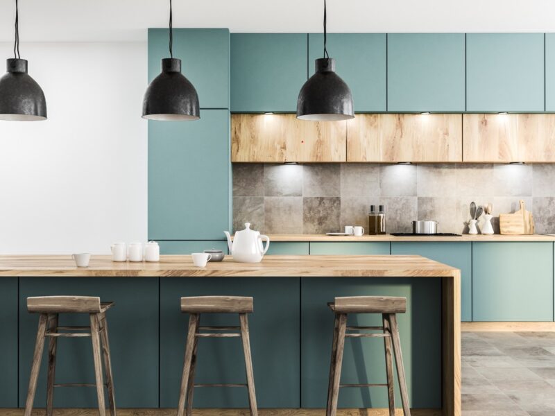 ΜΟΝΤΕΡΝΑ ΕΠΙΠΛΑ ΚΟΥΖΙΝΑΣ BEIBU ΣΕ ΠΡΑΣΙΝΟ ΧΡΩΜA